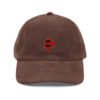 Gorra de pana vintage Bigote Montenegrino y mapa