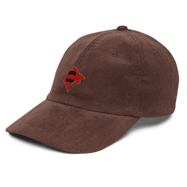 Gorra de pana vintage CG map & Brkovi