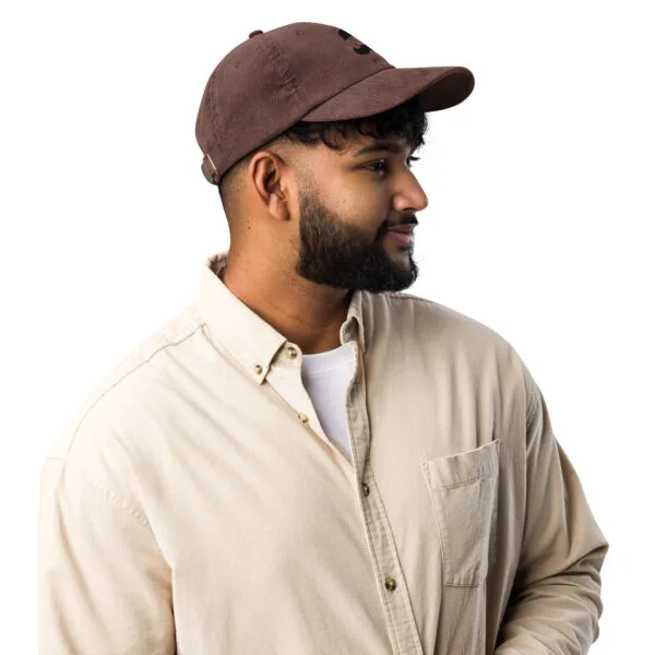 Gorra de pana vintage bordada CG Brkovi