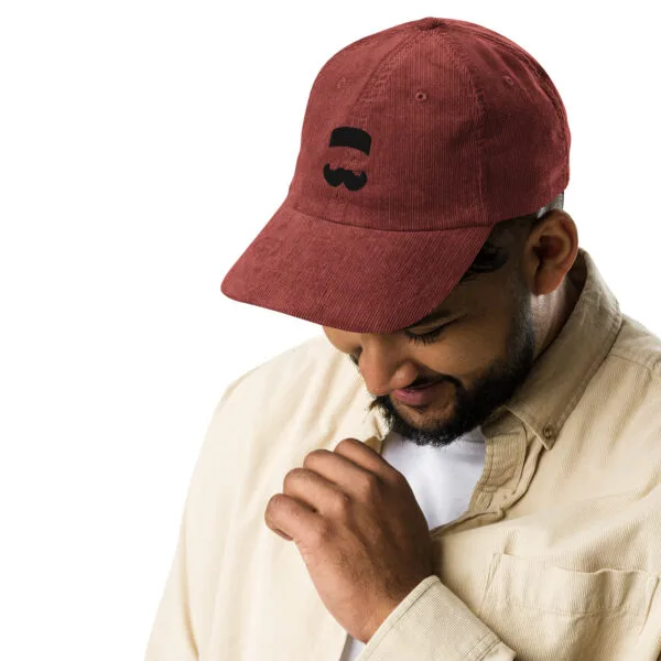 Gorra de pana vintage bordada CG Brkovi