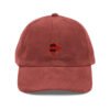 Gorra de pana vintage Bigote Montenegrino y mapa