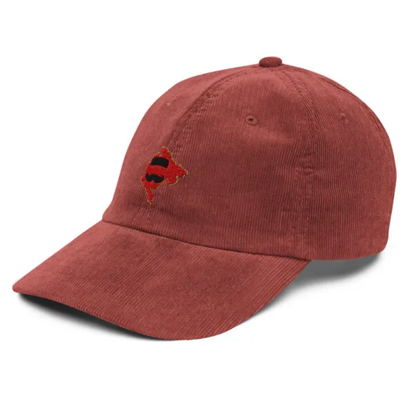 Gorra de pana vintage CG map & Brkovi