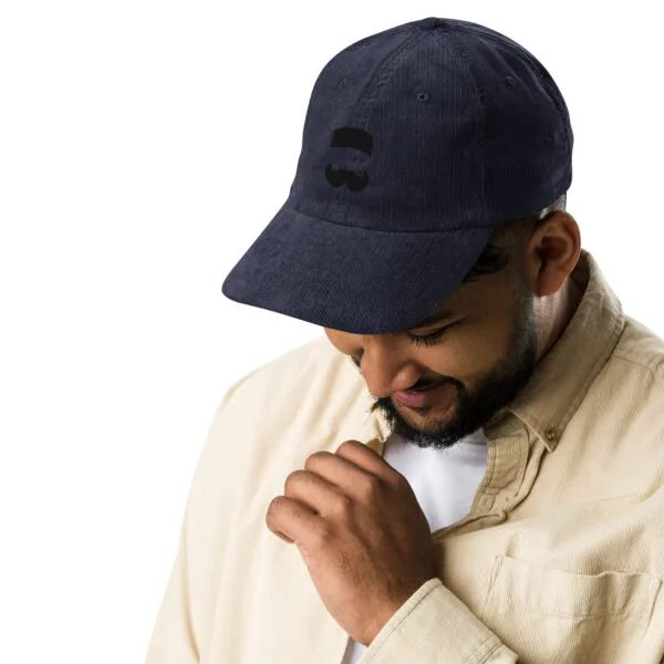 Gorra de pana vintage bordada CG Brkovi