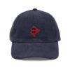 Gorra de pana vintage Bigote Montenegrino y mapa