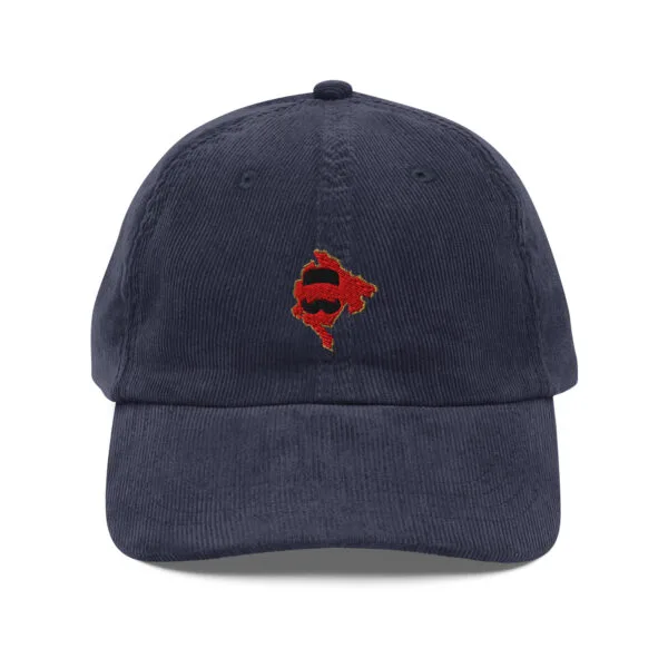 Gorra de pana vintage CG map & Brkovi
