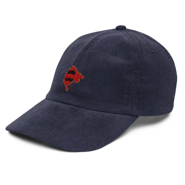 Gorra de pana vintage CG map & Brkovi