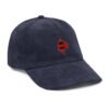 Gorra de pana vintage Bigote Montenegrino y mapa