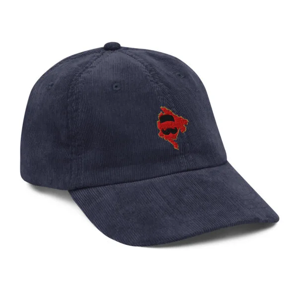Gorra de pana vintage CG map & Brkovi