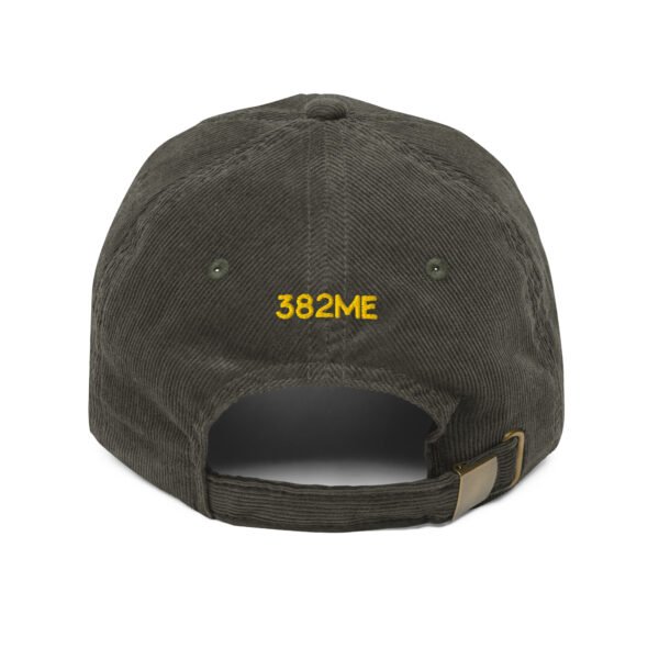 Gorra de pana vintage Bigote Montenegrino y mapa