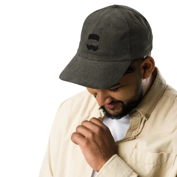 Gorra de pana vintage bordada CG Brkovi