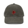 Gorra de pana vintage Bigote Montenegrino y mapa