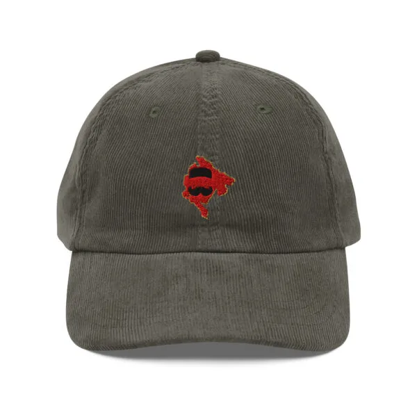 Gorra de pana vintage CG map & Brkovi