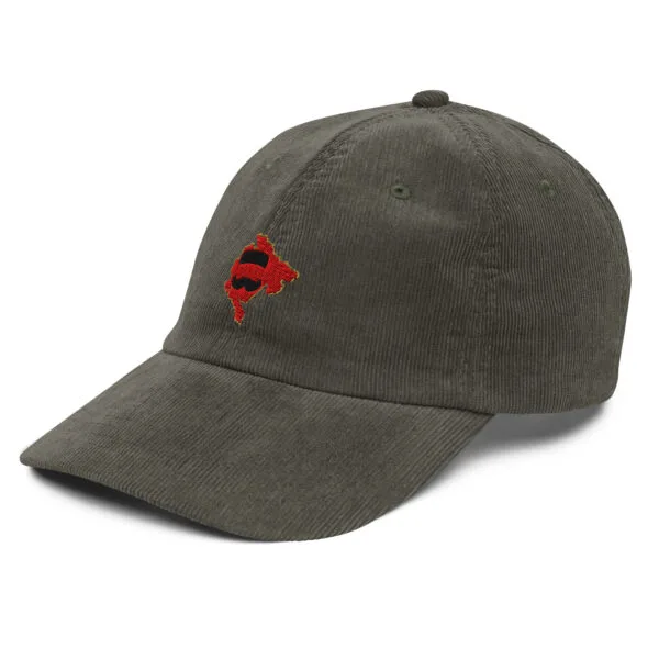 Gorra de pana vintage CG map & Brkovi