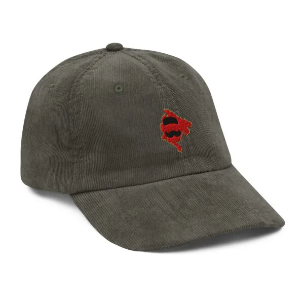 Gorra de pana vintage CG map & Brkovi