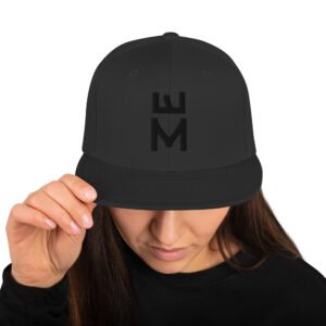 Gorra snapback Monograma 382ME black