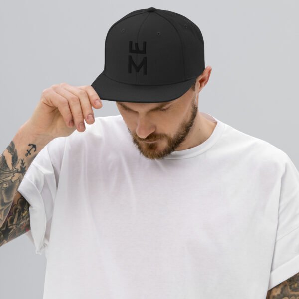 Gorra snapback Monograma 382ME black