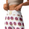 Leggings de yoga pour femmes - Fleurs et bulles colorées