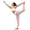 Leggings de yoga pour femmes - Fleurs et bulles colorées
