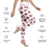 Leggings de yoga pour femmes - Fleurs et bulles colorées