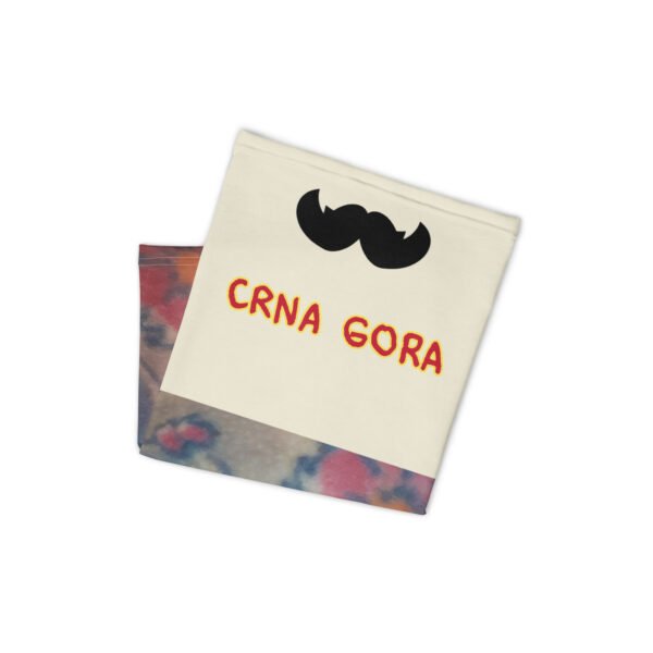 Singular braga unisex de cuello - Bigote Montenegrino/Tatuaje