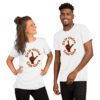 Imponente camiseta unisex manga corta Montenegro Eterno y Mano L